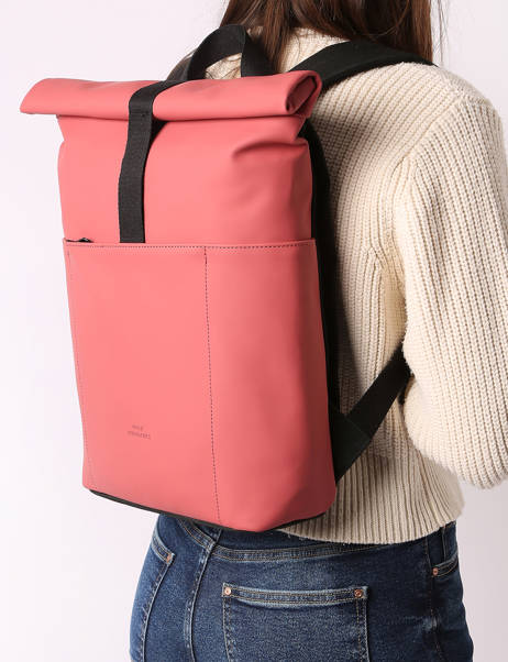Rugzak Hajo Mini 1 Compartiment Ucon acrobatics Roze backpack HAJOMINI ander zicht 1